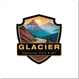 Glacier National Park Posters and Art